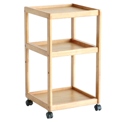 サイドワゴン キャスター付 木製 高さ72cm 3段 E-Toko