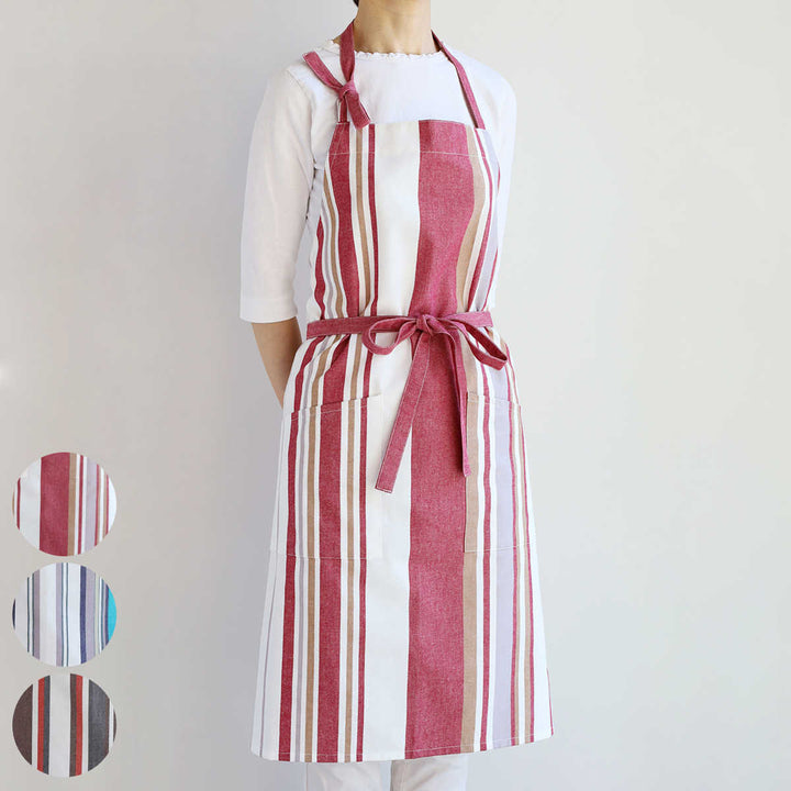 エプロンatelierNuuitストライプ