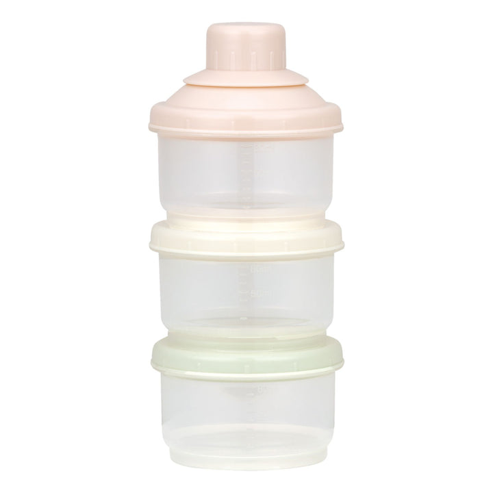 ミルクケース3段式100ml粉ミルク3回分調乳電子レンジOK目盛り付き