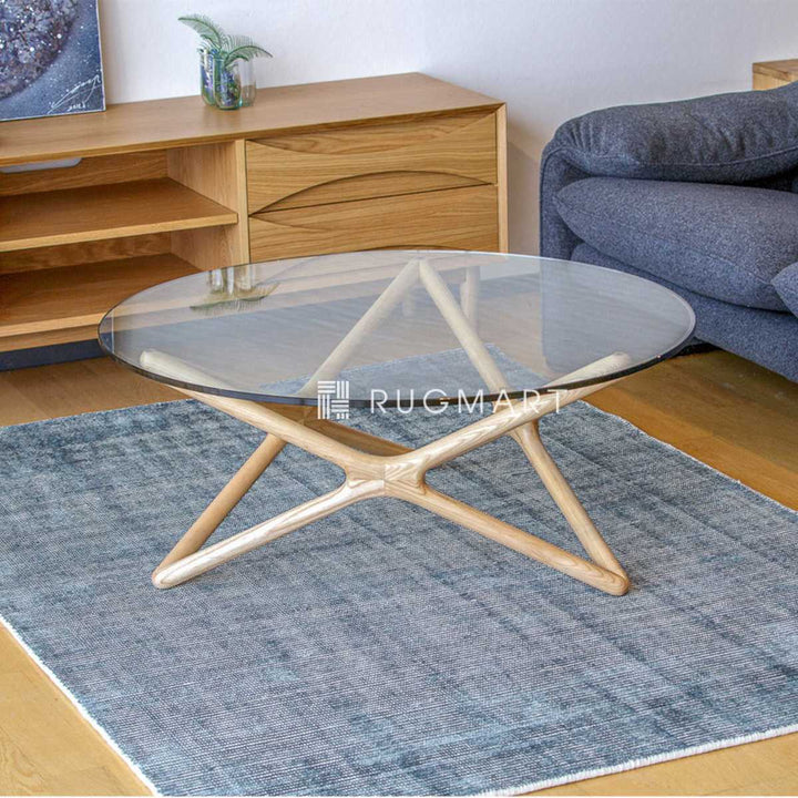 ラグ手織りフィネストFINESTO140×200cmホットカーペット対応