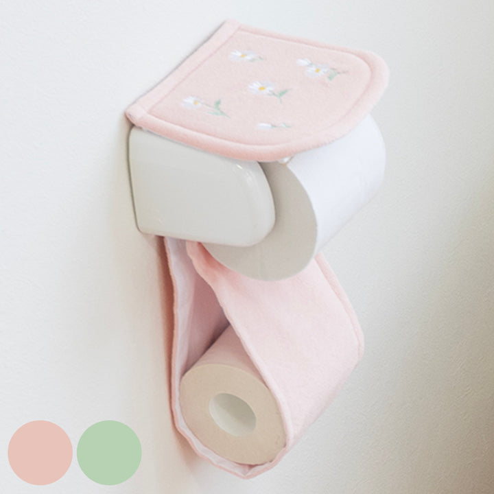 ペーパーホルダーカバーフルールブラン