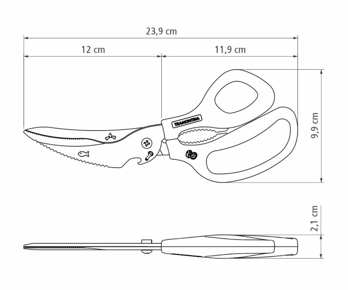 キッチンばさみ Supercort 食洗機対応 トラモンティーナ ユニバーサル