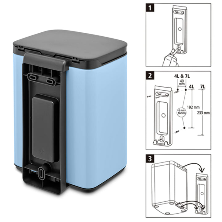 brabantiaゴミ箱4Lオープン式BoWasteBin