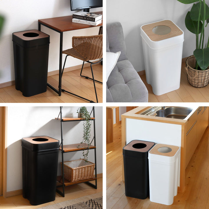 ゴミ箱45Lマルチパーパスビン木蓋リバーシブル