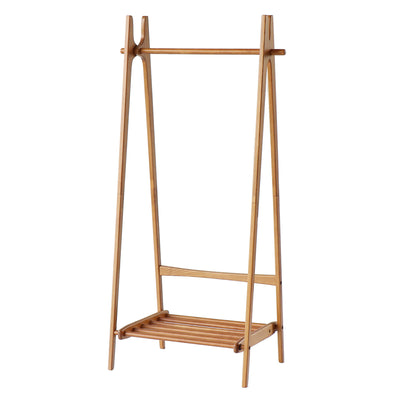 ハンガーラック 幅77cm 折り畳める 天然木