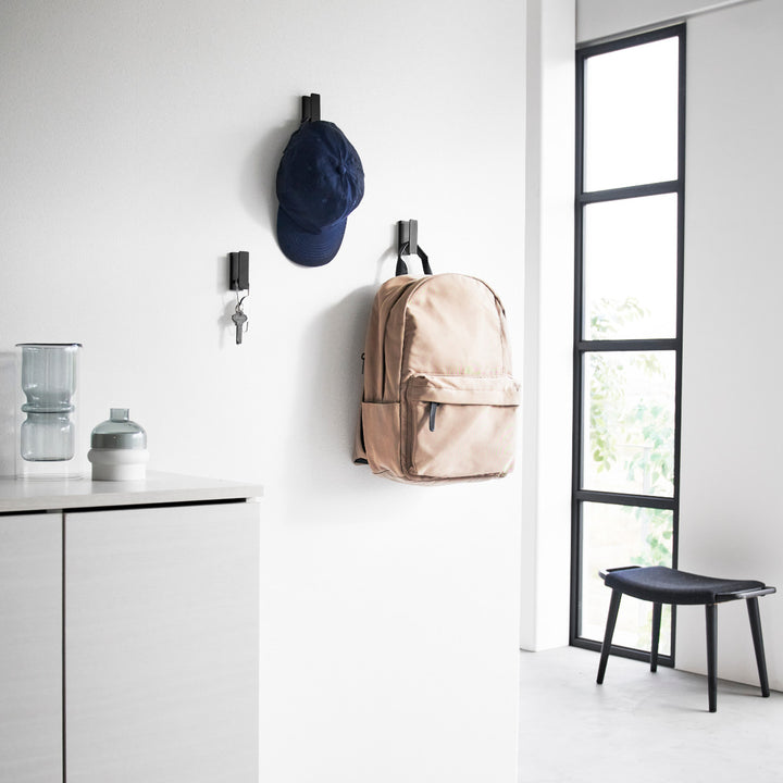 山崎実業towerウォールフックタワー3個組石こうボード壁対応