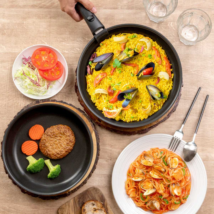 サーモス取っ手のとれるフライパン8点セットIH対応着脱ハンドル式食洗機対応KSD-8A