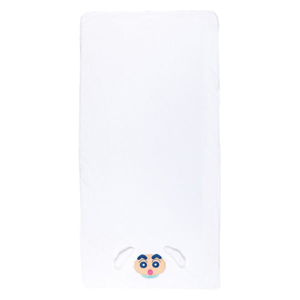バスタオル吸水速乾バスタオルしんちゃん×シロ60×120cm