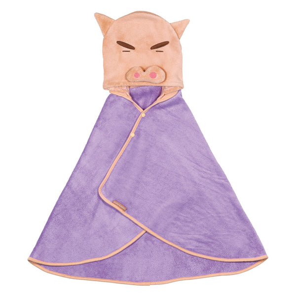 タオル吸水速乾フード付きバスポンチョぶりぶりざえもん