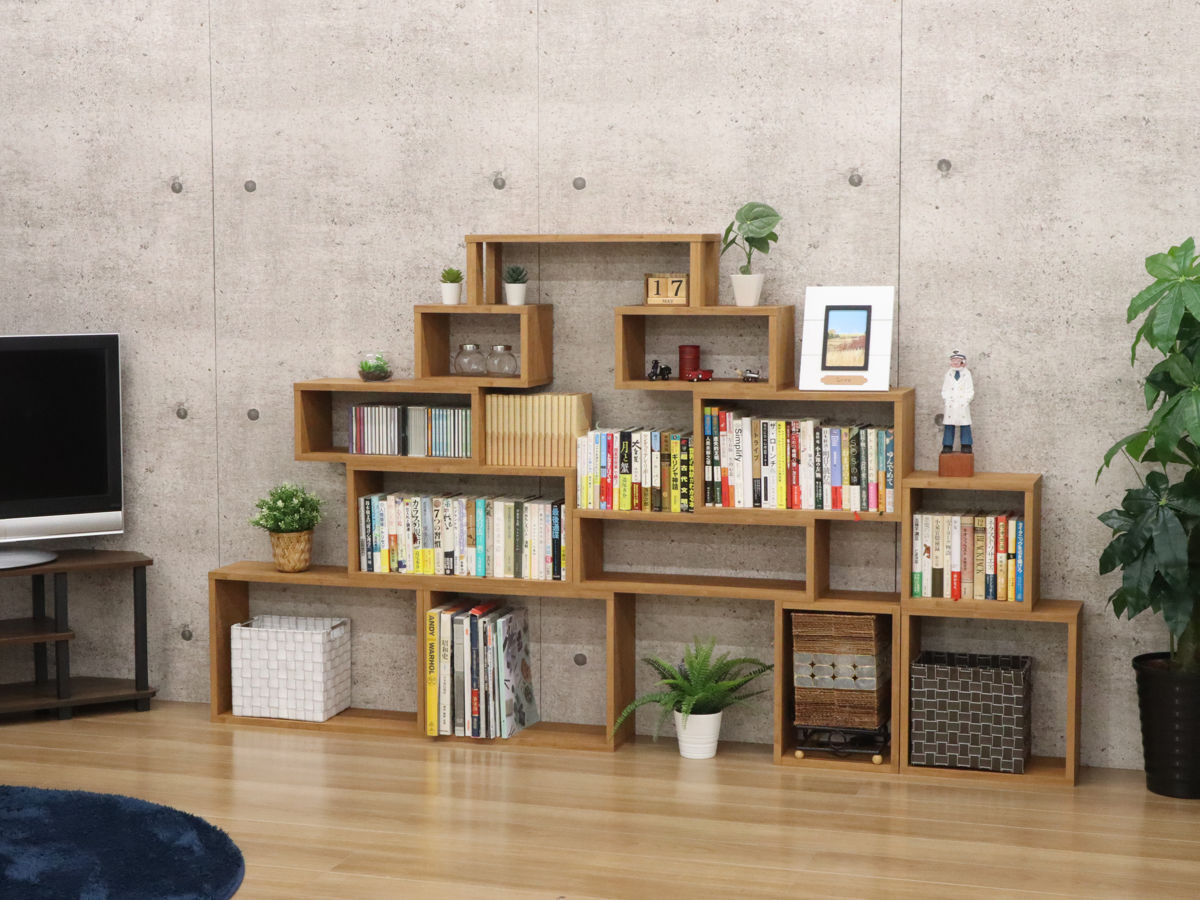 オープンラックシステム スリムタイプ 幅50×奥行20×高さ20cm 組合せ