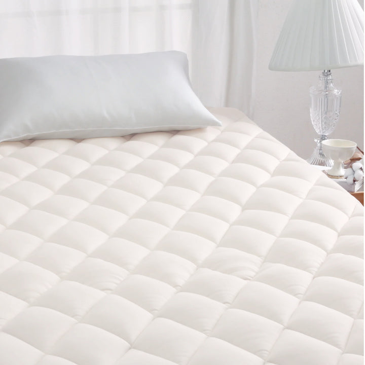 ベッドパッドダブルウール綿オーガニックウール日本製ourstyle