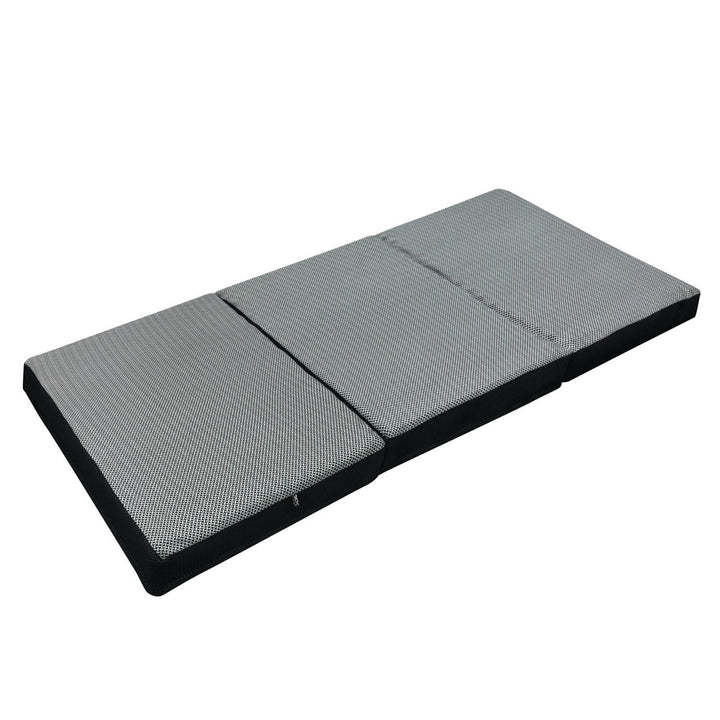 ウレタンマットレスダブル三つ折り体圧分散SleepingGear日本製