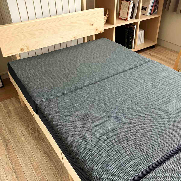 ロマンスゼロベーシックシングル体圧分散三つ折り日本製