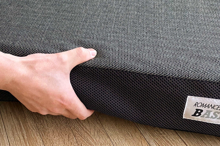 ロマンスゼロベーシックセミダブル体圧分散三つ折り日本製