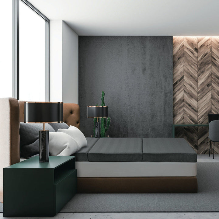 ロマンスゼロハイブリッドセミダブル体圧分散三つ折り日本製