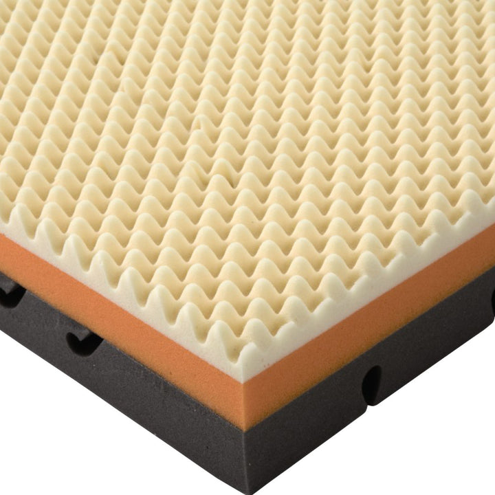 ロマンスゼロハイブリッドダブル体圧分散三つ折り日本製