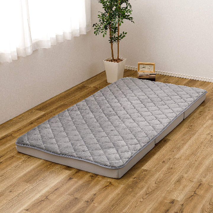 敷きパッド単品シングルメレンゲタッチズレない敷きパッドピターら