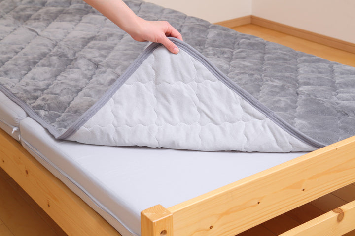 敷きパッド単品シングルメレンゲタッチズレない敷きパッドピターら