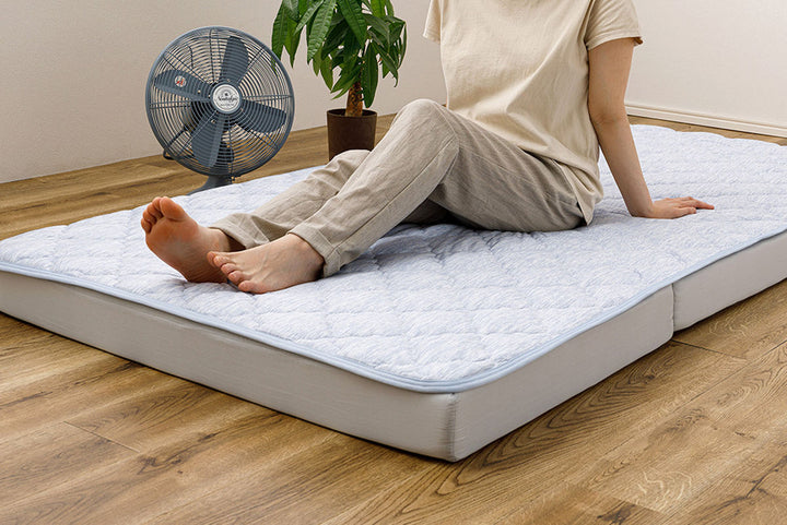 敷きパッド単品ダブル接触冷感ズレない敷きパッドピターら