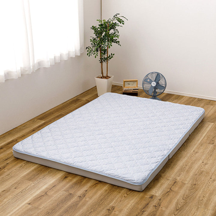敷きパッド単品ダブル接触冷感ズレない敷きパッドピターら