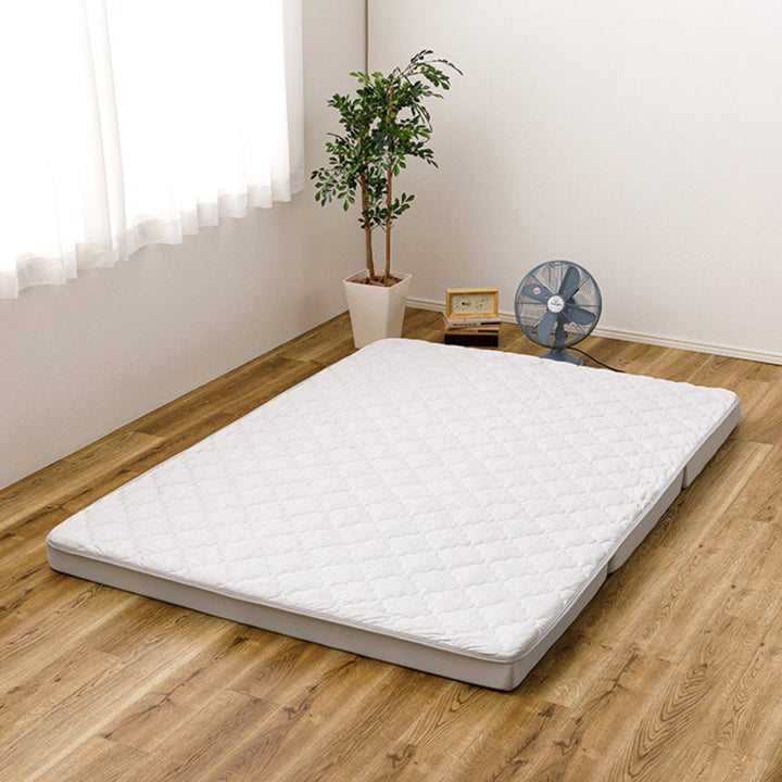 敷きパッド単品ダブル接触冷感ズレない敷きパッドピターら