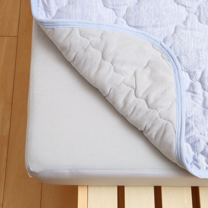 敷きパッド単品ダブル接触冷感ズレない敷きパッドピターら