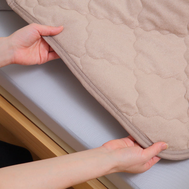 敷きパッド単品シングルコットンパイルズレない敷きパッドピターら