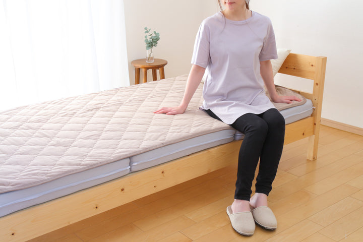 敷きパッド単品シングルコットンパイルズレない敷きパッドピターら