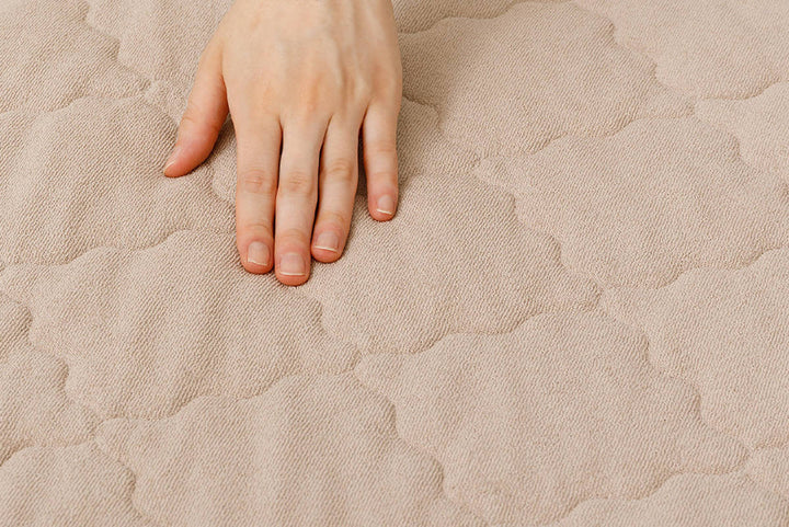 敷きパッド単品セミダブルコットンパイルズレない敷きパッドピターら