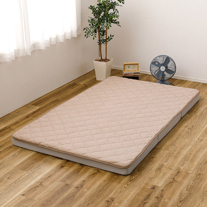 敷きパッド単品セミダブルコットンパイルズレない敷きパッドピターら