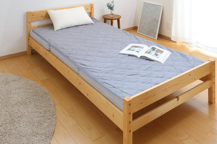 敷きパッド単品セミダブルコットンパイルズレない敷きパッドピターら