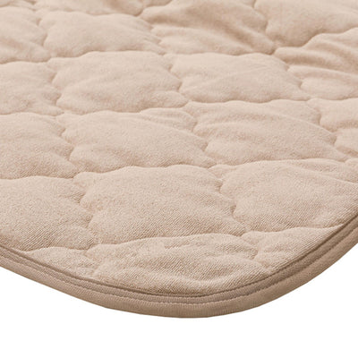 敷きパッド単品 ダブル コットンパイル ズレない敷きパッド ピターら