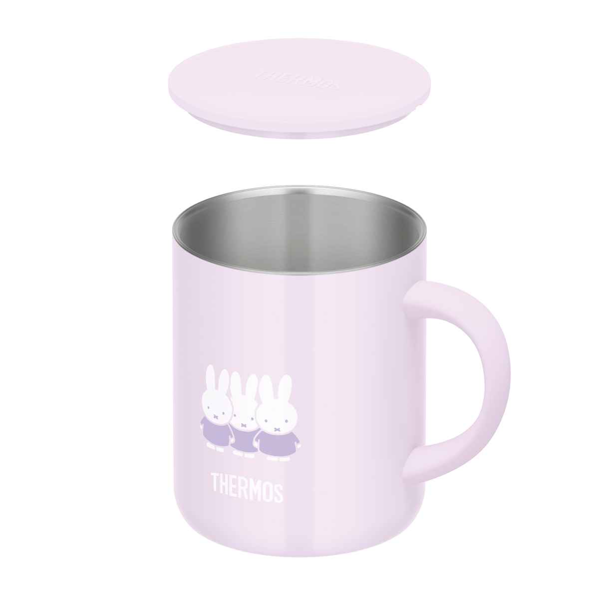 マグカップ 350ml ミッフィー 保温 保冷 真空断熱 JDG-351B ステンレス