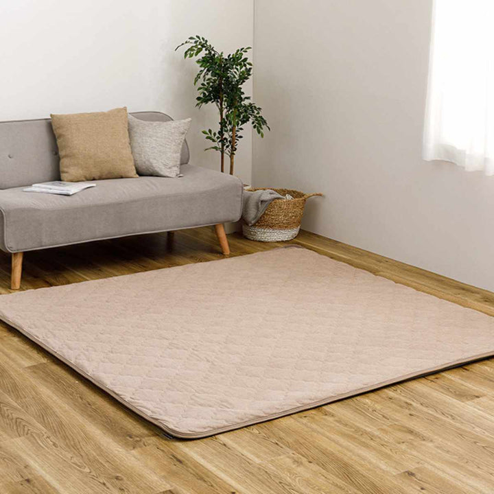 ラグラグパットコットンパイルピタ―ら185×185cm2畳