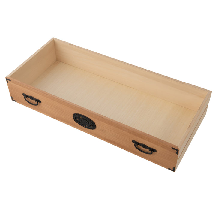 桐民芸箪笥幅100cm7段水性塗装積み重ね室町