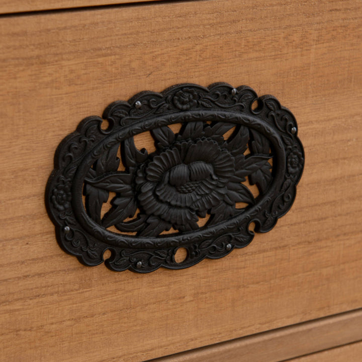 桐民芸箪笥幅100cm7段水性塗装積み重ね室町