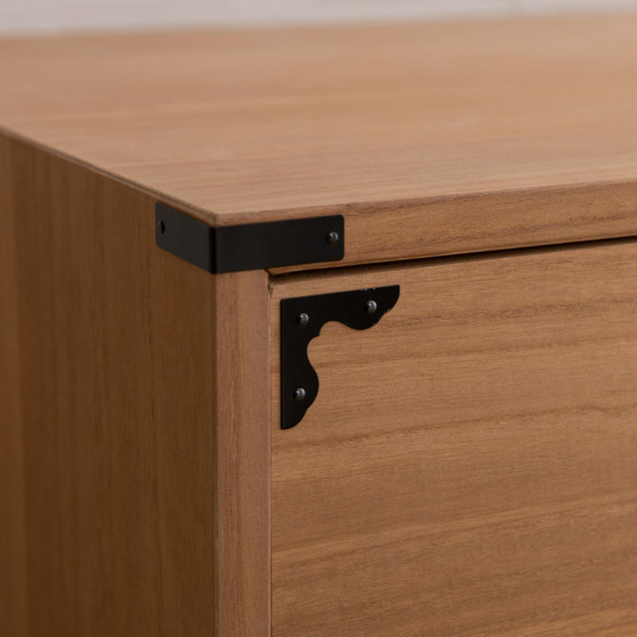 桐民芸箪笥幅100cm7段水性塗装積み重ね室町