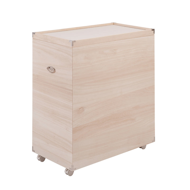 桐ひな人形ケース幅42cm深型キャスター付日本製完成品