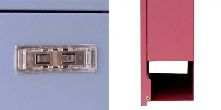 郵便ポスト新聞受け付き壁掛けポストMicheミケ