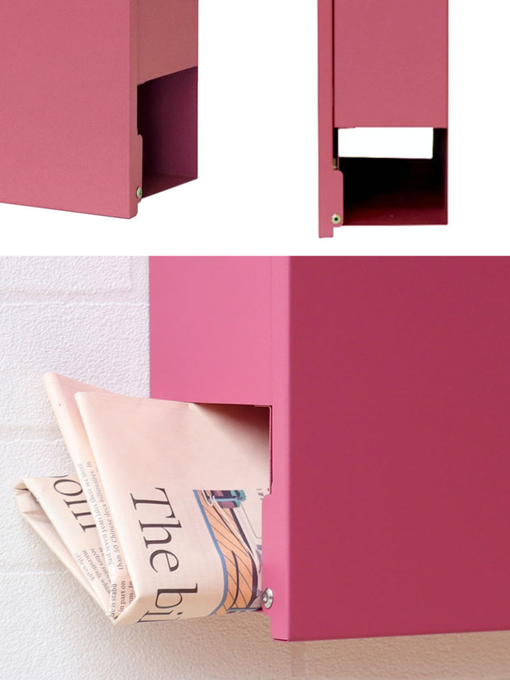 郵便ポスト新聞受け付き壁掛けポストMicheミケ