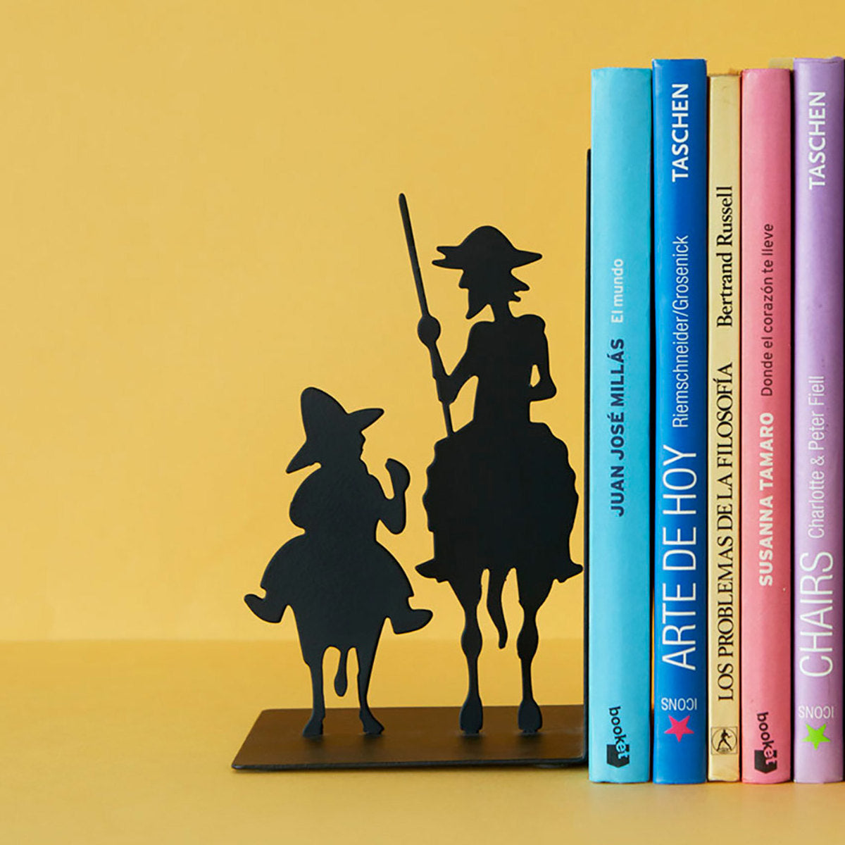 '60s スペイン◆ヴィンテージ◆木製 ブックエンド◆ドン・キホーテ◆手彫り 1950-60's ヴィンテージ WITCOデザイン ”ドン・キホーテ モチーフ