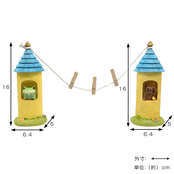 コポーマルチスタンドタワーフレンドカエル置物