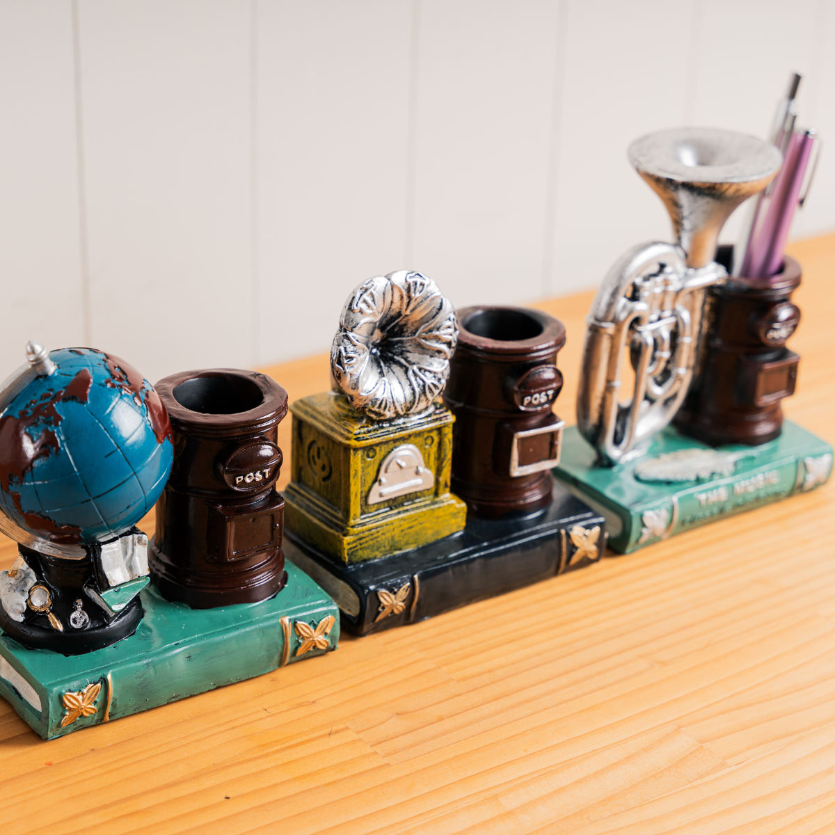 ペン立て アンティーク ペンスタンド ユーフォニアム – ハウジー