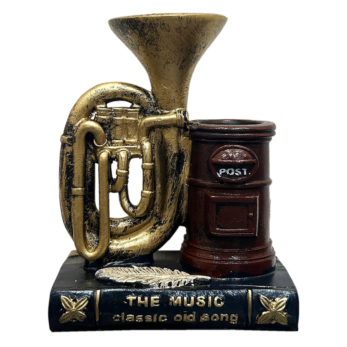 ペン立て アンティーク ペンスタンド ユーフォニアム – ハウジー