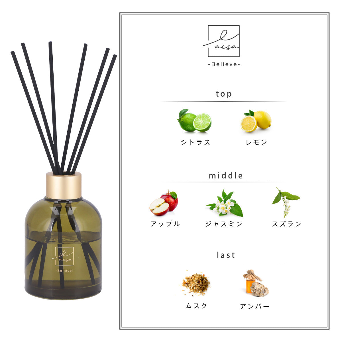 リードディフューザー LACSA ラシサ 100ml – ハウジー