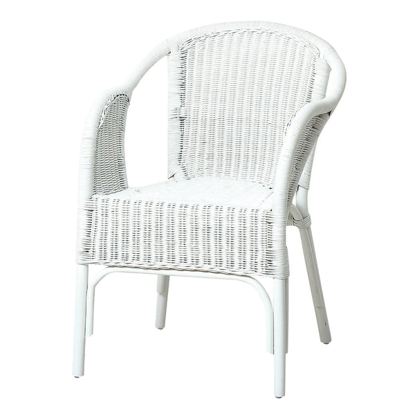 ラタンスタッキングチェア座面高45.5cm完成品