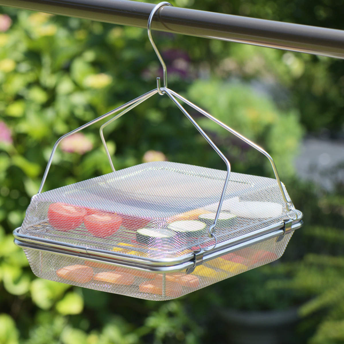 干しかご 角型 2段 暮らし良い道具 ステンレス角型干しかご – ハウジー