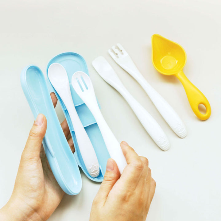 離乳食スプーンセットこれさえあればOKパック5本入りケース付き5ヶ月～
