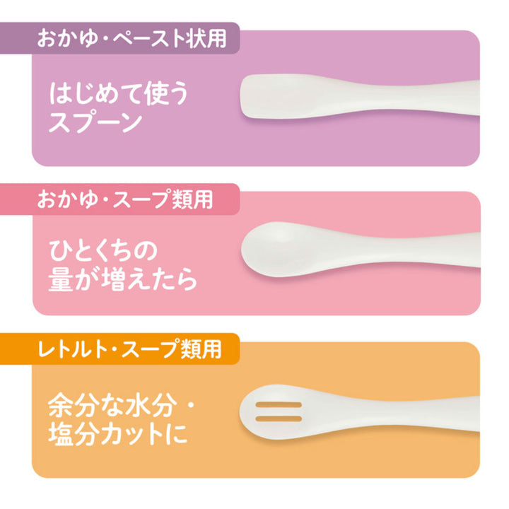 離乳食スプーンセットこれさえあればOKパック5本入りケース付き5ヶ月～