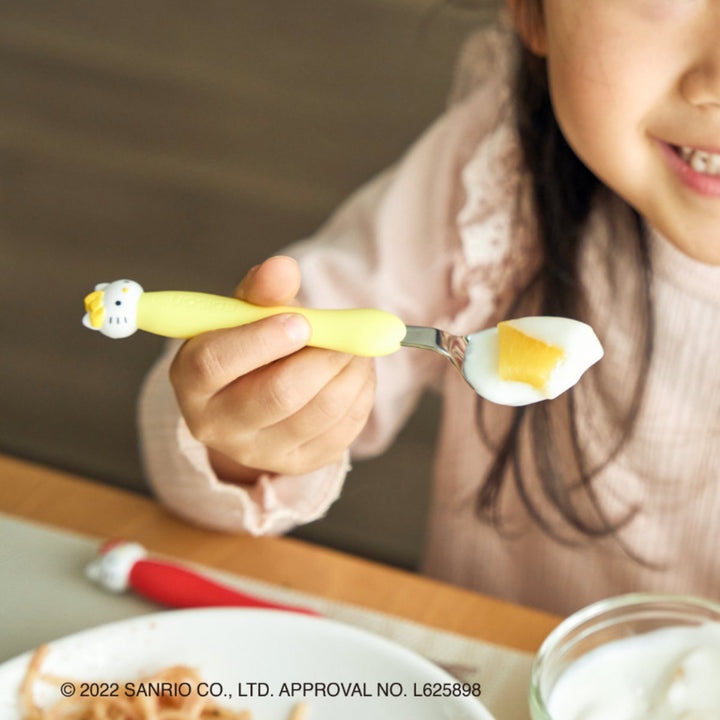 フォークスプーンセットケース付き1歳半～ハローキティ